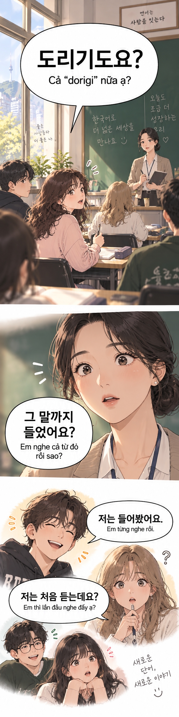 한국어 어휘: '도리기'를 아세요 — 10/20